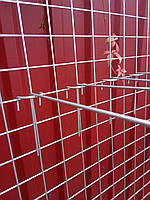 Торговая сетка решетка ячейка 5 см серый металлик под заказ от производителя