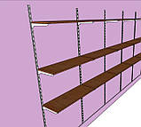 Полкотримач 25 см білий, фото 2