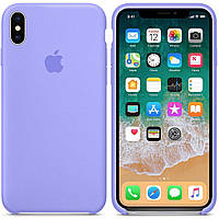 Чехол Silicone Сase для Iphone XS Max бампер накладка Lilac