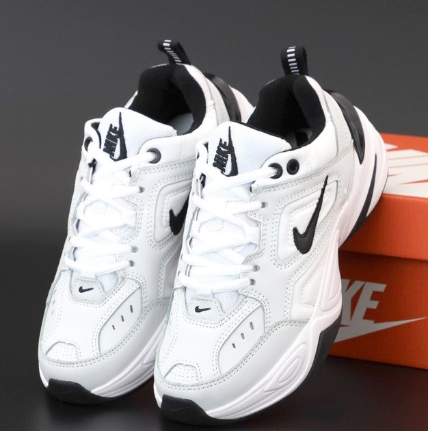 Чоловічі кросівки M2K Tekno White Black 41-45р. Живе фото. топ, фото 1
