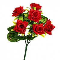 Декоративный букет Роза красная 32 см