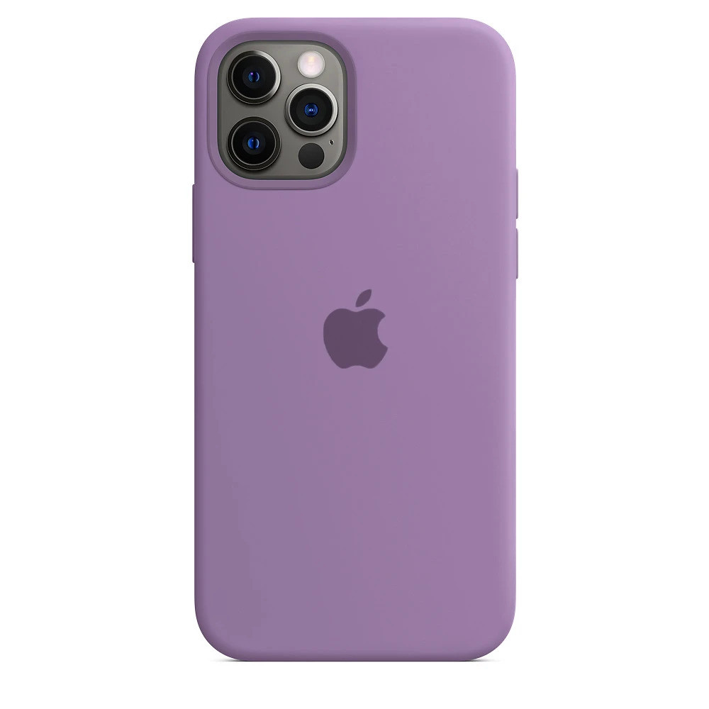 Чохол Silicone case для IPhone 12 Pro Blueberry чорниця