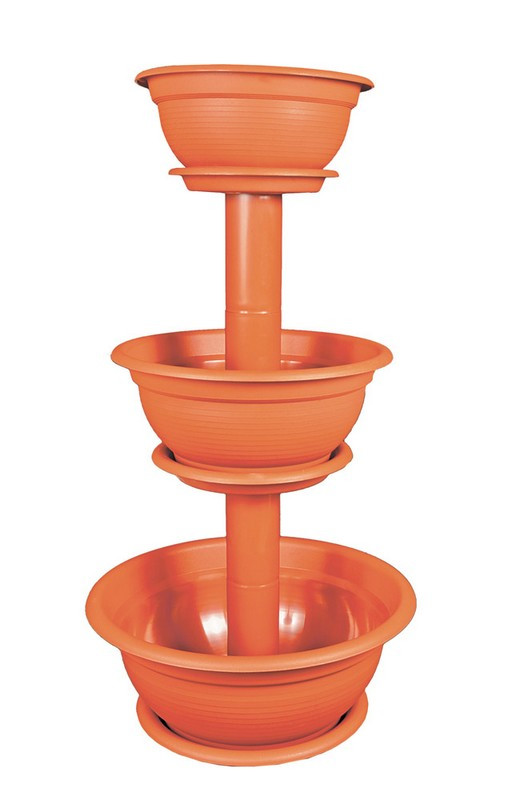 Комплект квіткових горщиків ГОСПОДАР "КАСКАД" 92-8056, фото 1