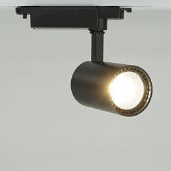 Світлодіодний Трековий Світильник на Шинопроводі FERON AL102 12 W 2700 К LED — Чорний