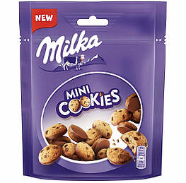 Milka Mini Cookies Міні печиво з молочним шоколадом 110g