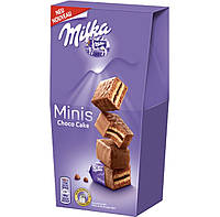 Milka Minis Choco Cake Бисквитное печенье с шоколадной начинкой в молочном шоколаде 117g