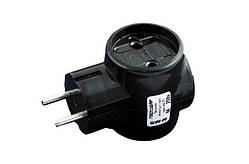 Трійник електричний ГОСПОДАР 3Т чорний 94-0075