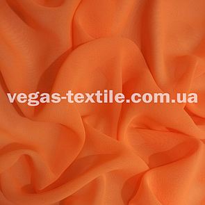 Тканина Шифон однотонний Жовтогарячий
