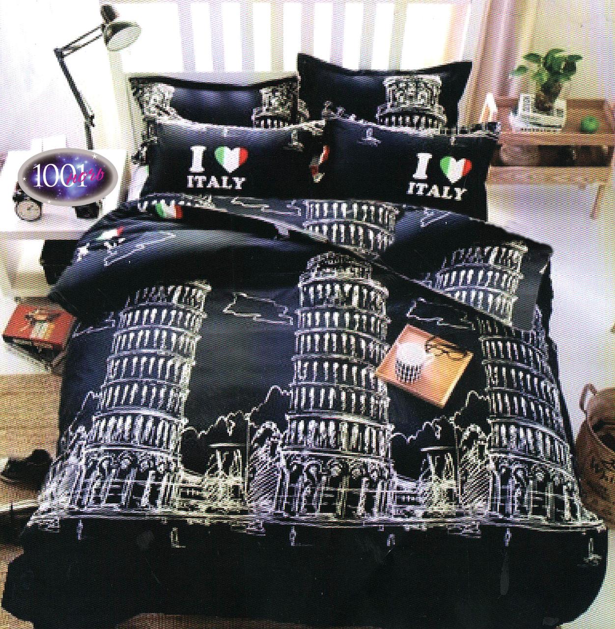 Набор постельного белья Бязь Голд Люкс №бл481 Полуторний размер 150х220 см., фото 1