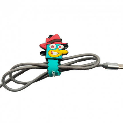 Захист від перетирання, органайзер для кабелю Lightning, Type C, Micro USB Alitek Animals Лев, фото 3