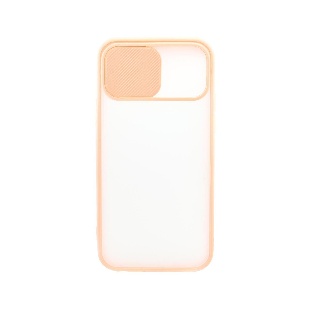 Чохол - бампер для Apple Iphone 12 із захистом камери (помаранчевий), фото 1