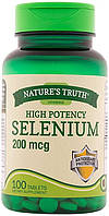 Селен Nature's Truth Selenium 200 mg 100 tabs USA