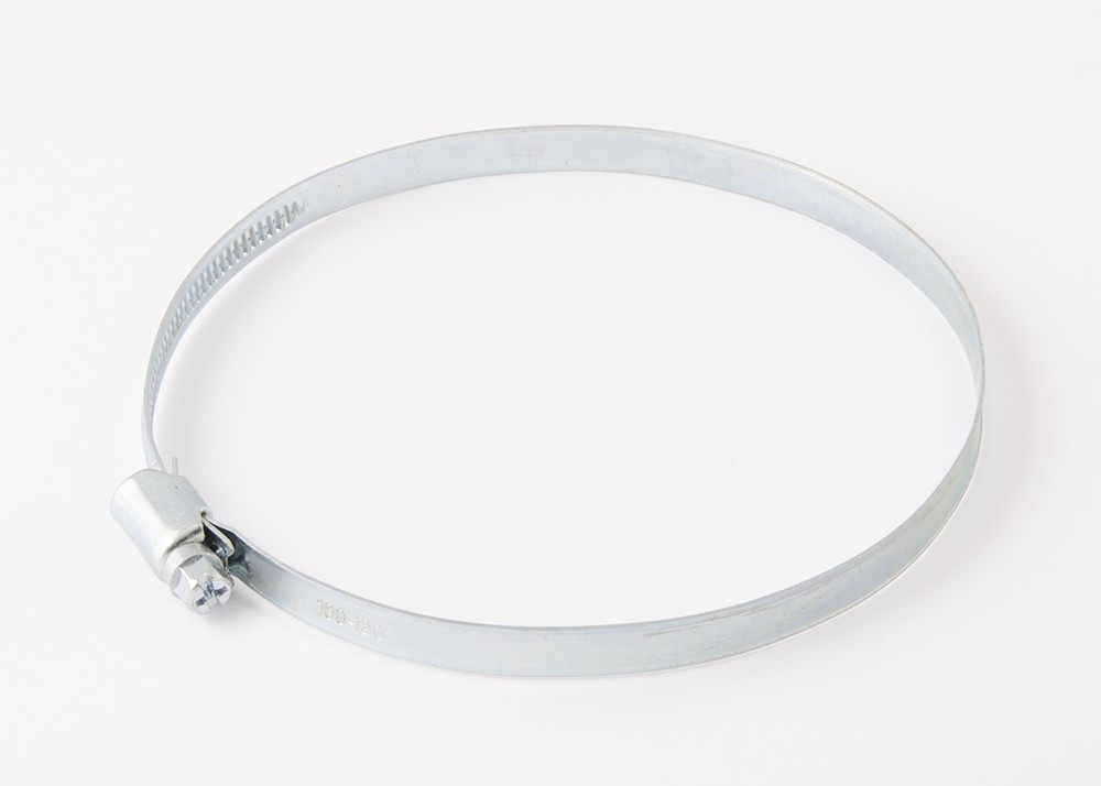 Хомут черв'ячний MASTERTOOL German type W1 DIN 3017 9.0 мм Ø 110-130 мм 10 шт 20-1990, фото 1