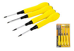 Набір викруток 4 шт точні (T5/T6/PH00/Spanner) MASTERTOOL 40-0190