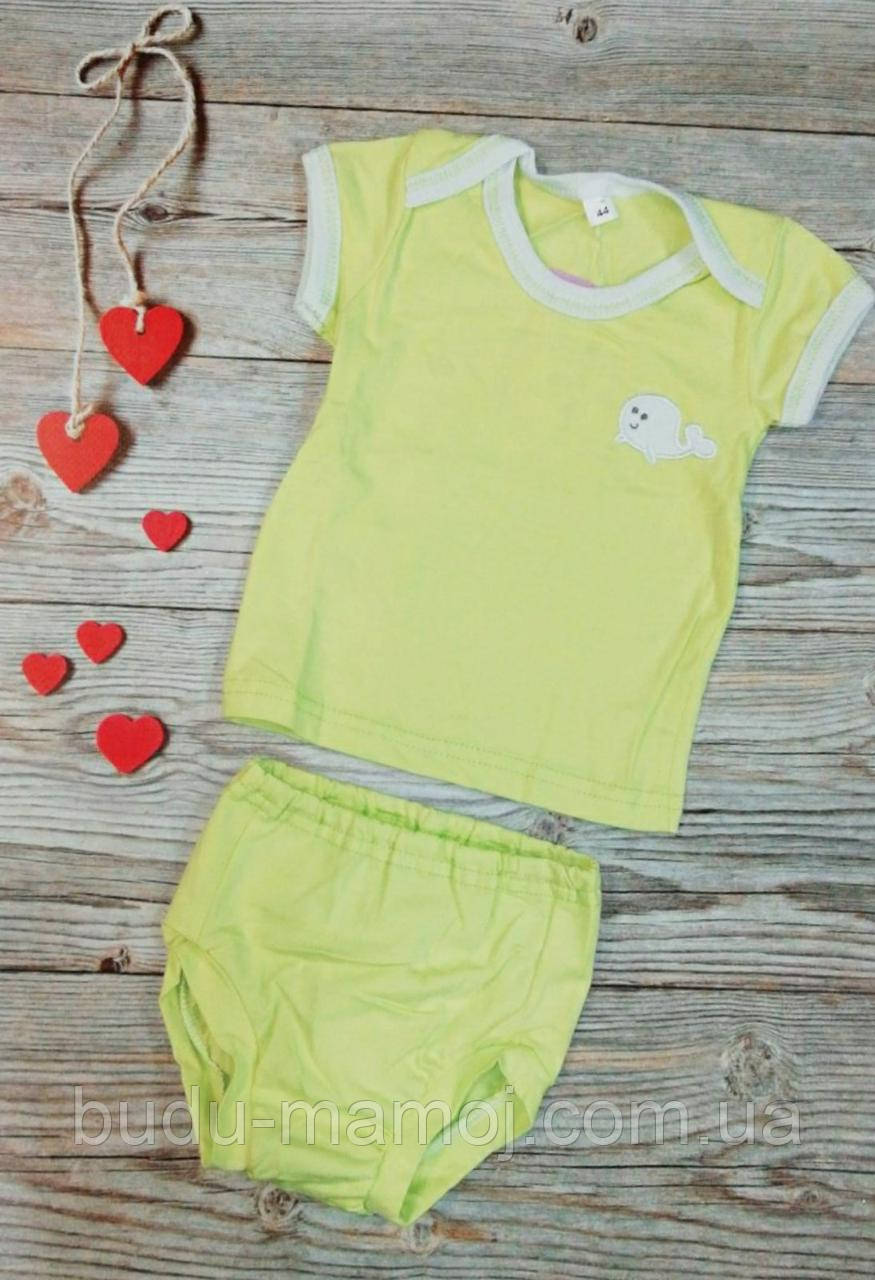 Дитячий комплект майка і трусики під памперс Рекомендуємо 62 68 74 80 розмір
