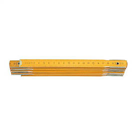 Лінійка дерев'яна складная (складаний метр) VOREL 1000 мм