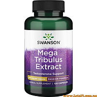 Трибулус 120 капсул підвищує тестостерон аналог Swanson Mega Tribulus + програма тренувань