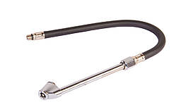 Шланг до пістолета для підкачування коліс MASTERTOOL 50 см з наконечником для вантажних автомобілів 81-8760