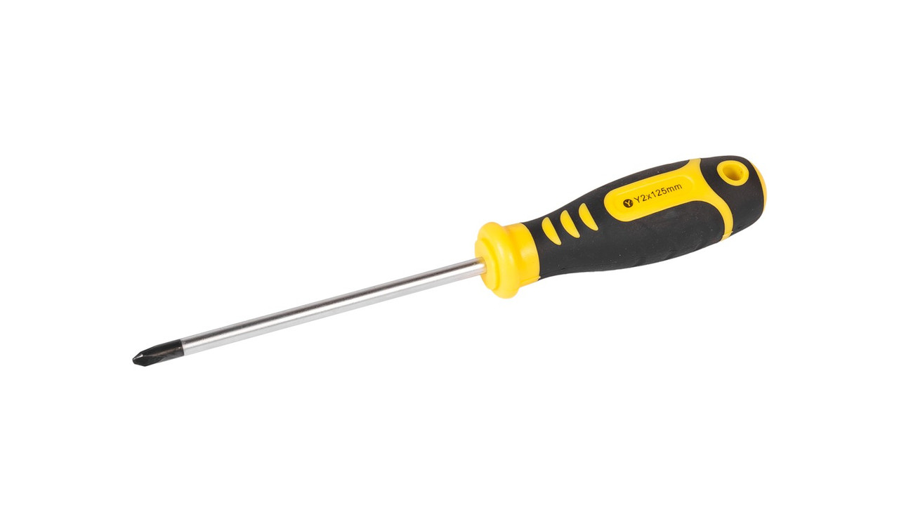 Відвертка магнітна MASTERTOOL MERCEDES Y2х125 мм ручка з TPR-покриттям 49-1212
