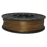 PLA філамент нитка пластик для ЗD друку Pochatok Filament 1,75 мм. Золотий металік, фото 2