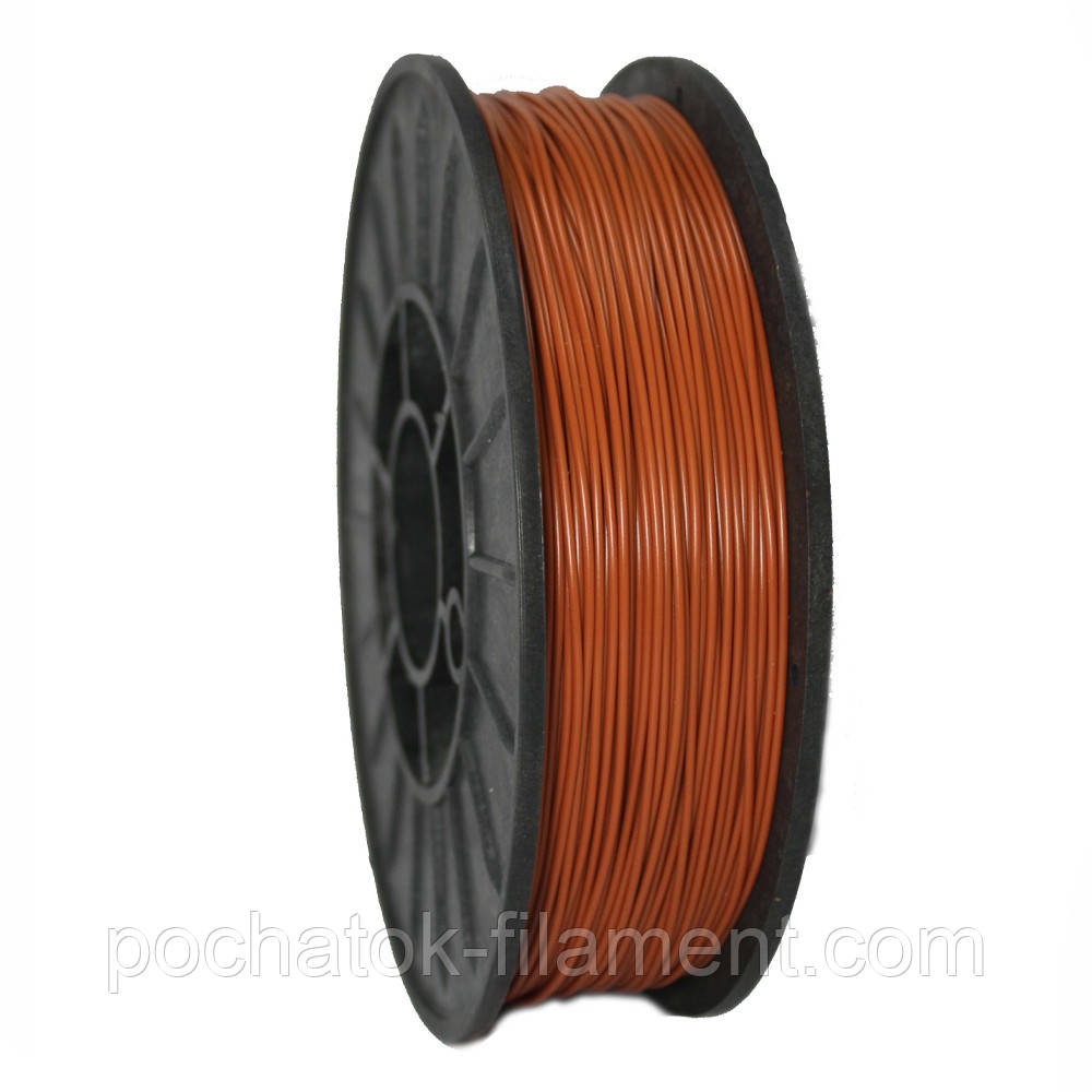 PLA філамент нитка пластик для ЗD друку Pochatok Filament 1,75 мм Теракотовий, фото 1