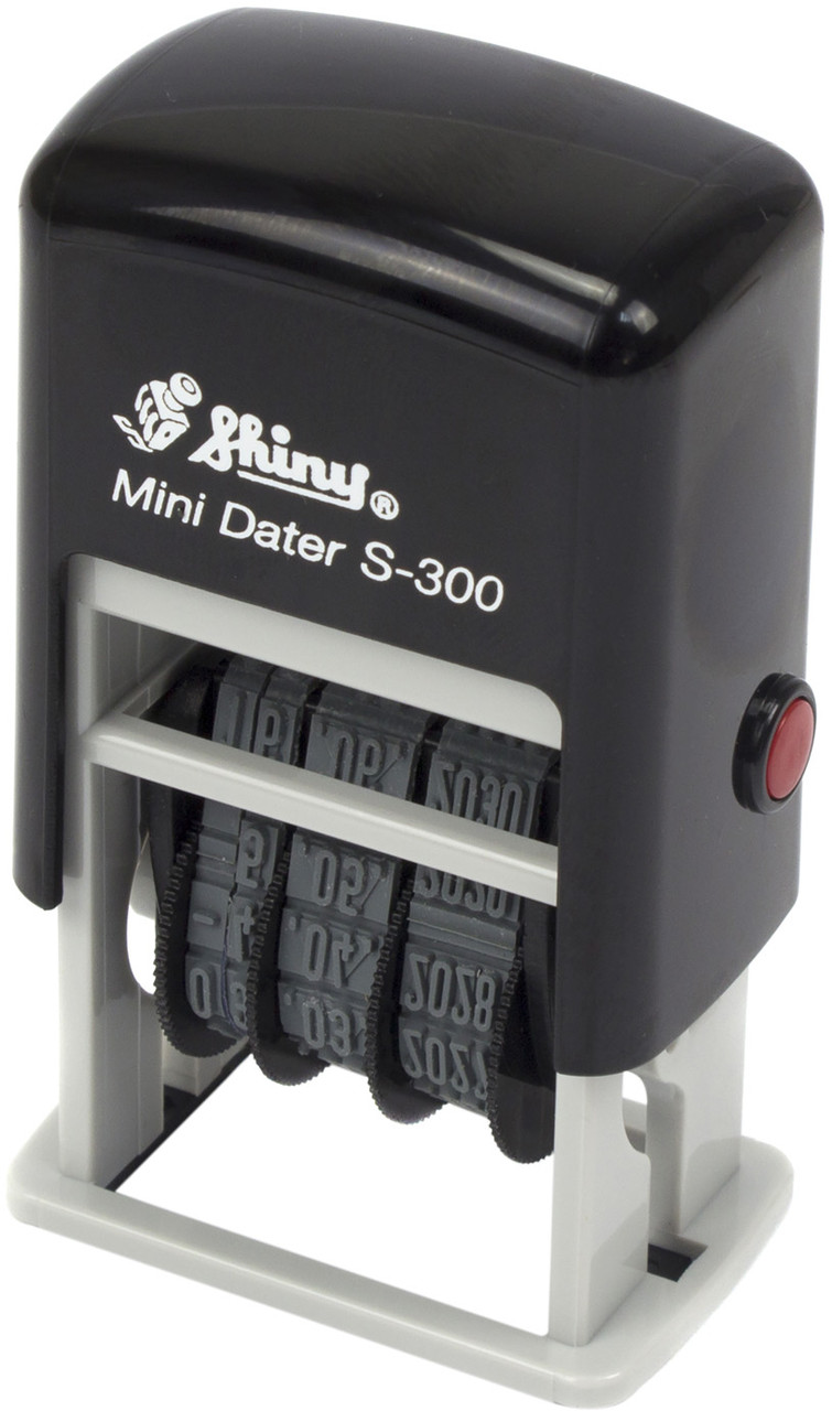 Міні-датер 3мм пласт. Shiny №S-300 num цифровий, фото 1