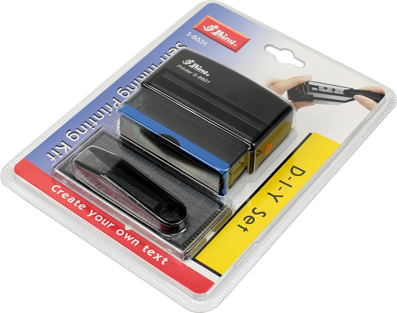 Штамп самонабірн. 2-х рядковий 70x10мм Shiny №S-8831