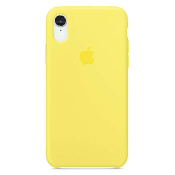 Чохол Silicone case для IPhone Xr Yellow жовтий