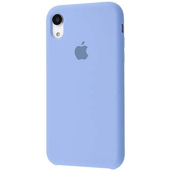 Чохол Silicone case для IPhone Xr Lilac cream блакитний