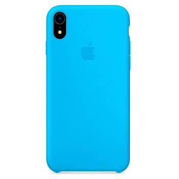 Чохол Silicone case для IPhone Xr Blue синій