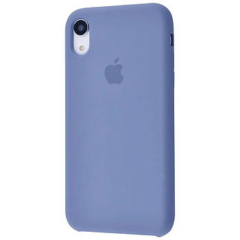 Чохол Silicone case для IPhone Xr Lavander grey лаванда сірий