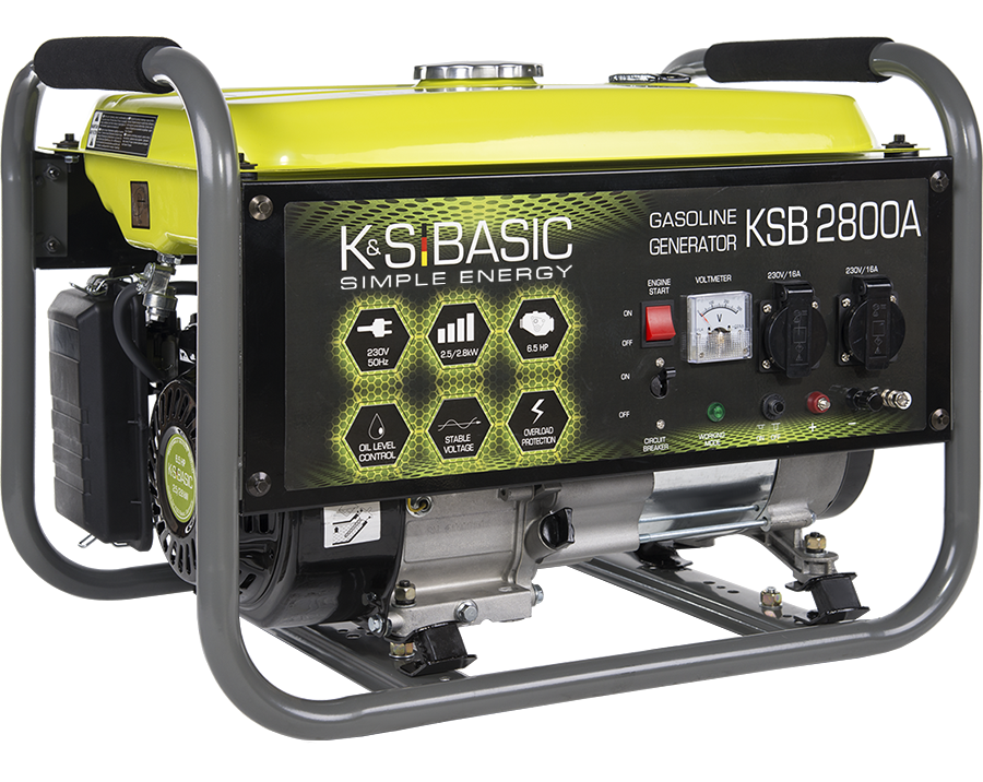 Генератор бензиновий Konner&Sohnen BASIC KSB 2800A (2.8 кВт)