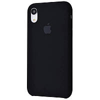 Чехол Silicone case для IPhone Xr Black чёрный