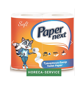 Туалетная бумага Paper Next двухслойная 4 шт.