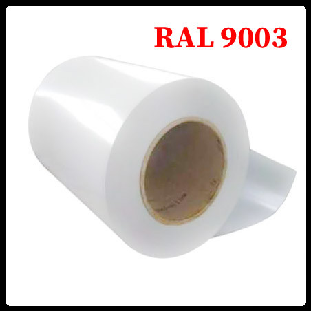 Лист гладкий 0,5 мм — RAL РЕ  ⁇  ТМ "Löwen Stahl" RAL 9003