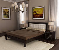 Двуспальная кровать Бильбао из дерева Ольхи