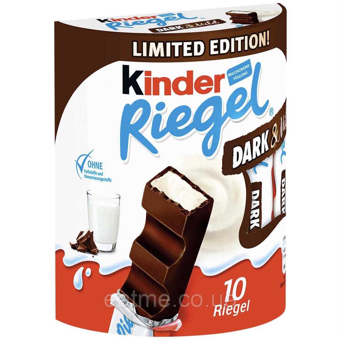 Kinder Riegel Темний шоколад із молочною начинкою 210 грамів