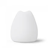 Маленький нічник від батарейок Весняна Кошечка, 10 см, 7 кольорів світла, фото 5