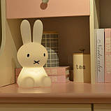 Нічник для дитячої Зайчик Міффі з акумулятором, 30 см, фото 3
