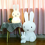 Нічник для дитячої Зайчик Міффі з акумулятором, 30 см, фото 5