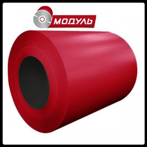 Рулони оцинковані 0,5 мм RAL 3005 (із глянсовим полімерним покриттям) "Модуль Україна"