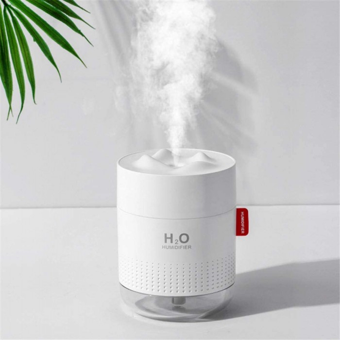 Ультразвуковий зволожувач повітря H2O Humidifier 500мл, білий
