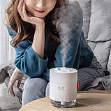 Ультразвуковий зволожувач повітря H2O Humidifier 500мл, білий, фото 7