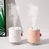 Ультразвуковий зволожувач повітря H2O Humidifier 500мл, білий, фото 8