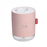 Ультразвуковий зволожувач повітря H2O Humidifier 500мл, рожевий, фото 4
