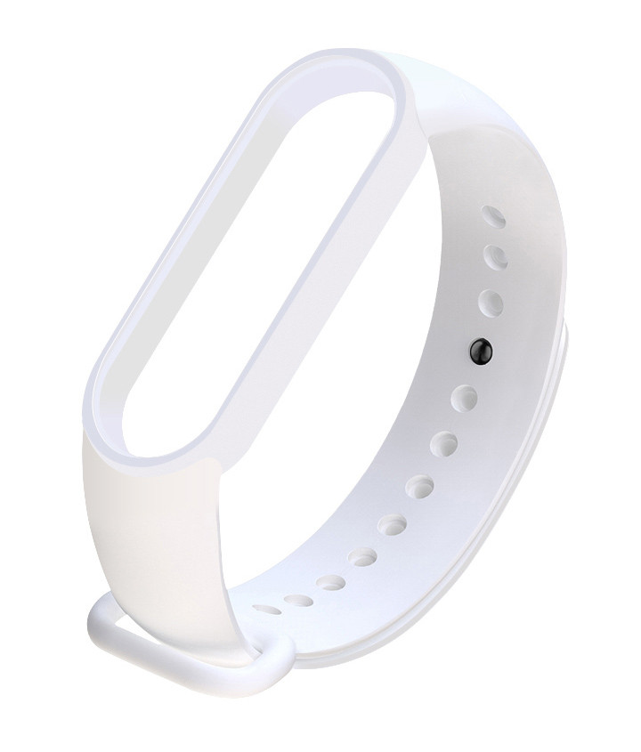 Ремінець NZY для Xiaomi Mi Band 5 Силікон Білий (916890)