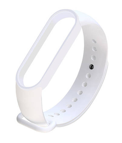 Ремінець NZY для Xiaomi Mi Band 5 Силікон Білий (916890), фото 1