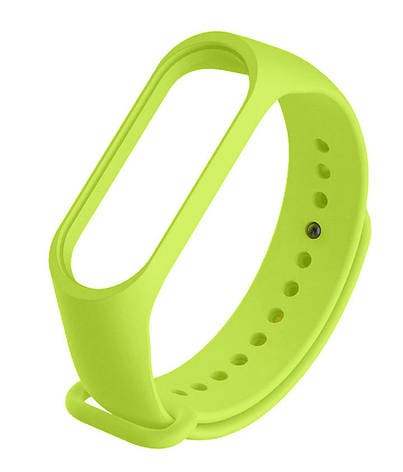 Ремінець NZY для Xiaomi Mi Band 5 Силікон Жовтий/ Flash (916944), фото 1