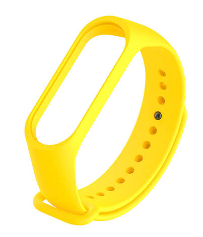 Ремінець NZY для Xiaomi Mi Band 5 Силікон Жовтий/ Neon Yellow (916937), фото 1