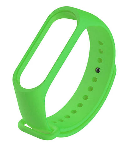 Ремінець NZY для Xiaomi Mi Band 5 Силікон Зелений (916975), фото 1